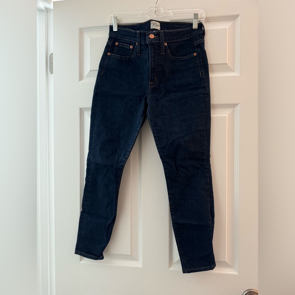 J. Crew High Rise Toothpick Jeans